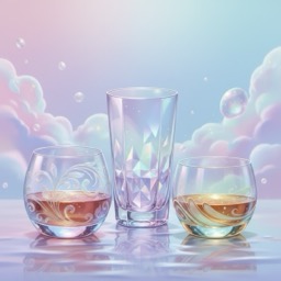 Graverede Whiskyglas Der Ikke Ser Generiske Ud